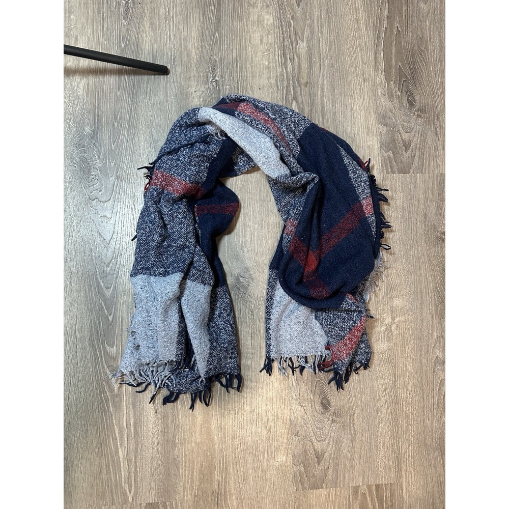 Sonoma Red and Blue Print Scarf
